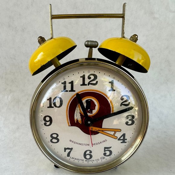 Lafayette Watch Co. Wall Decor Washington Redskins Vintage Wind Up